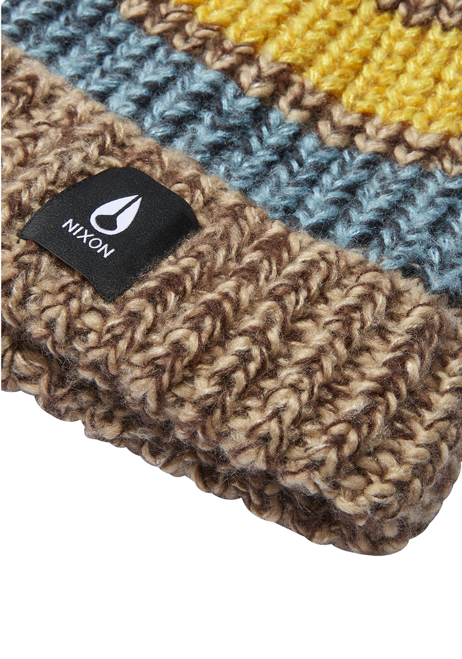 Nelson - Oat / Navy / Yellow View 2