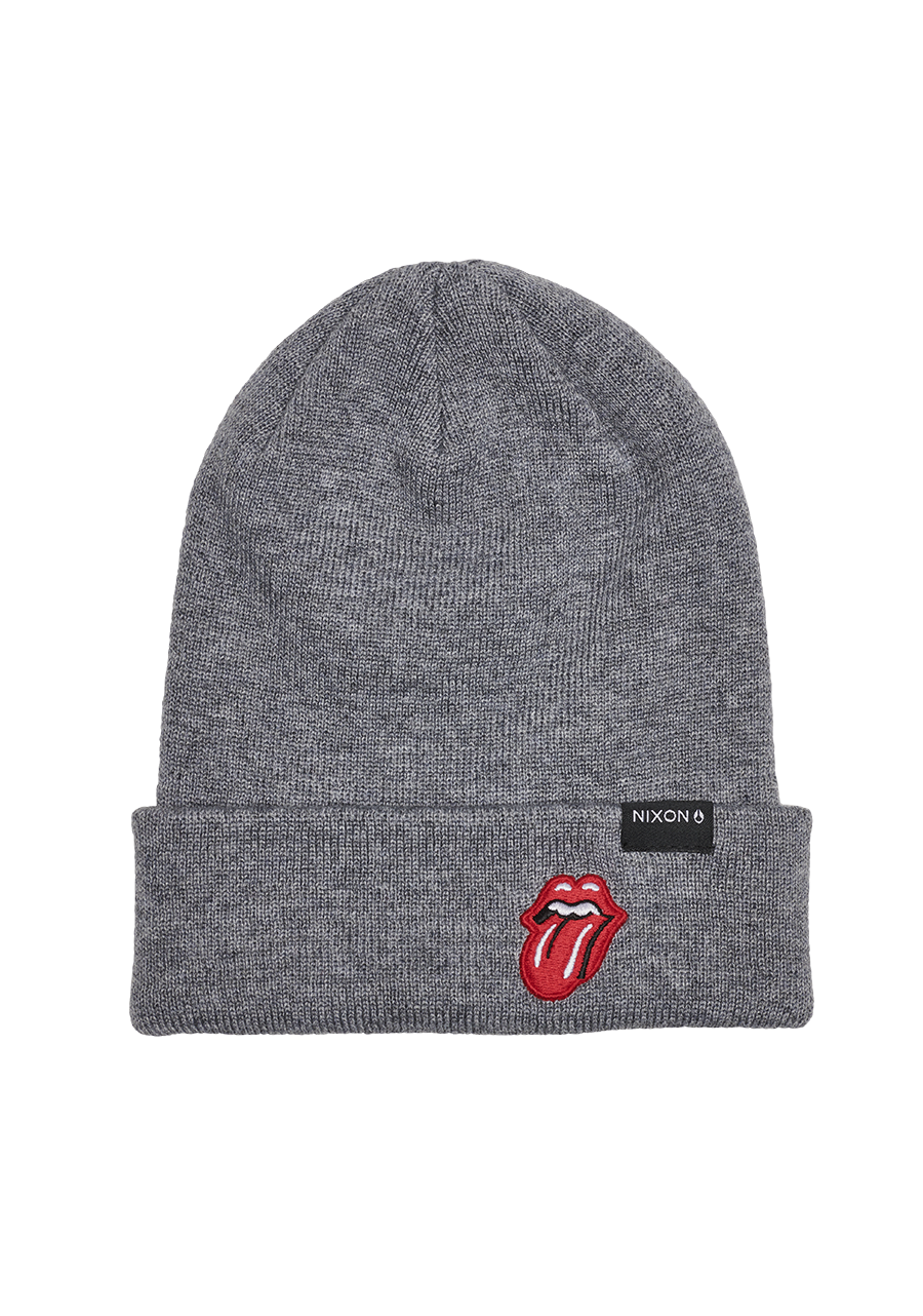 Rolling Stones Beanie - Heather Gray View 1