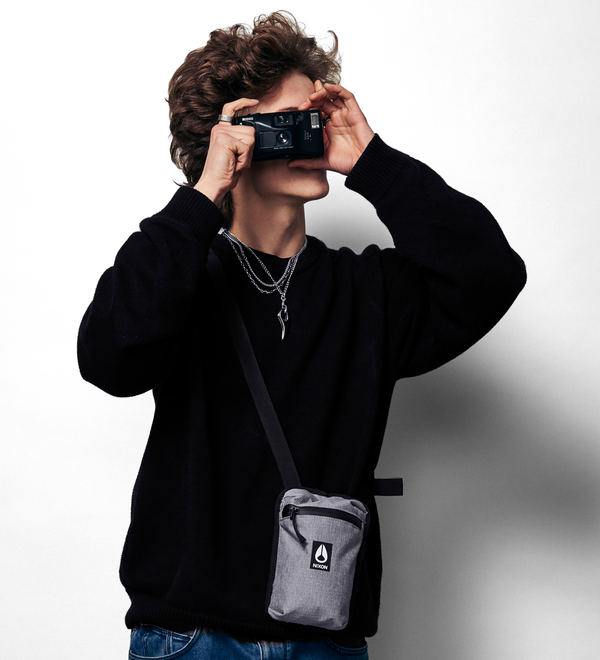 Day Trippin" Stash Bag - Heather Gray