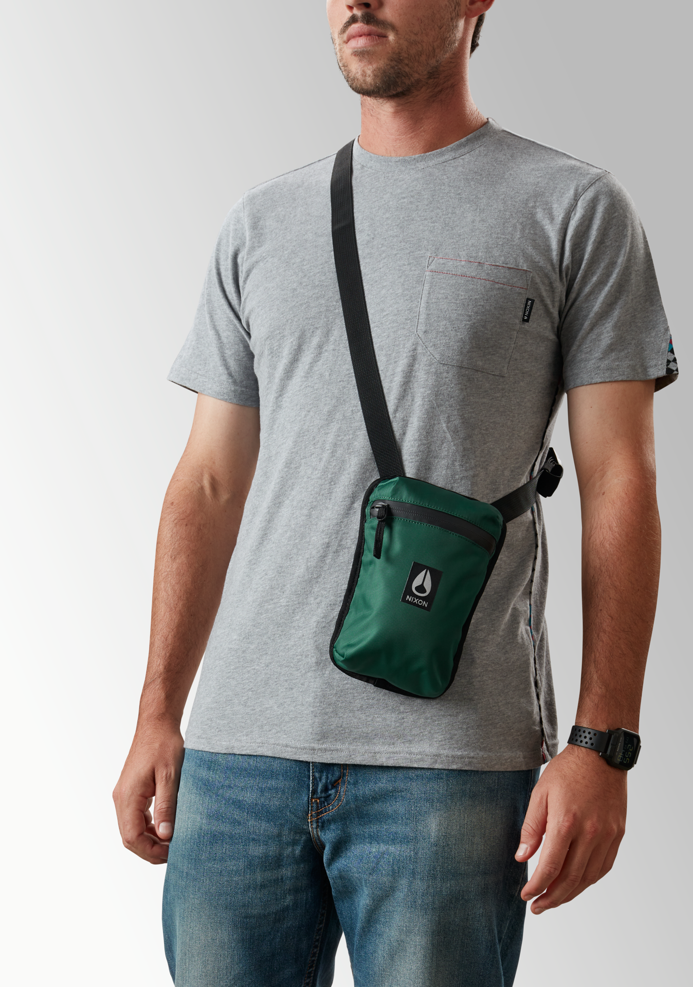 Day Trippin" Stash Bag - Green View 6