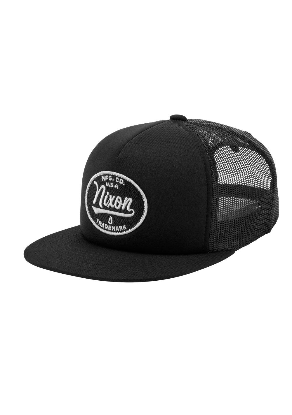 Tioga Trucker Hat  Black / Black – Nixon US