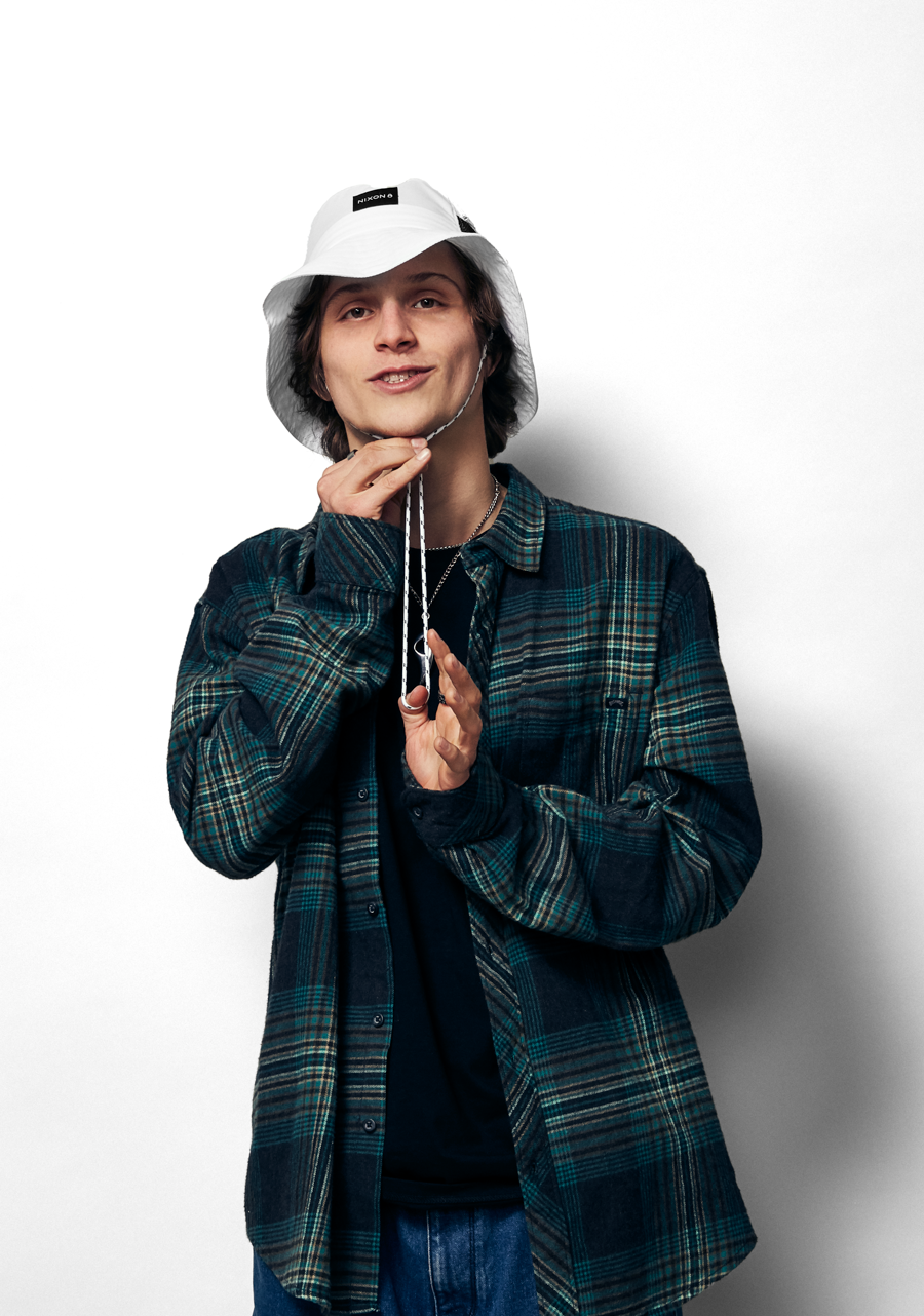 Brando Bucket Hat | White | Unisex Bucket Hat – Nixon US