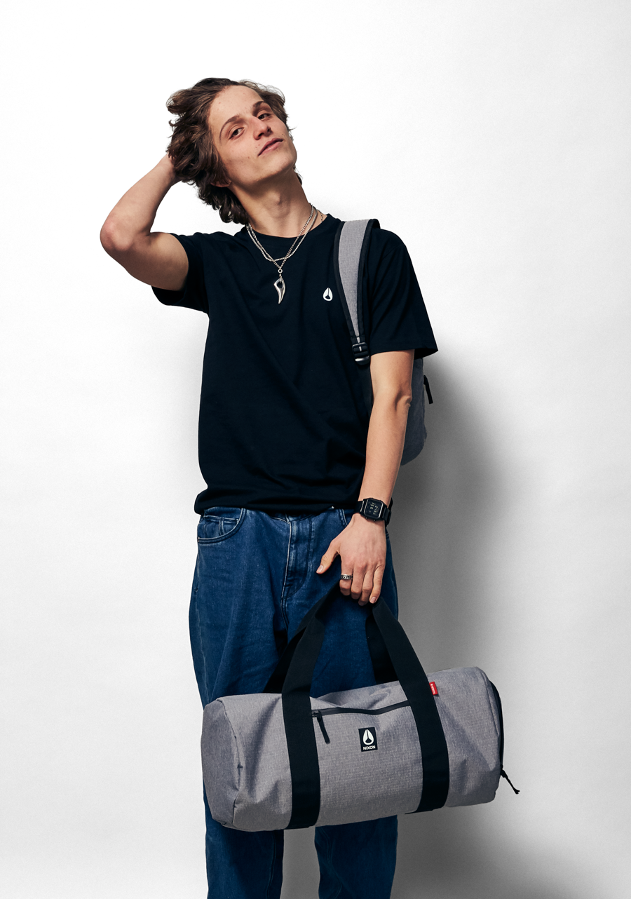 Day Trippin" Duffel - Heather Gray View 8