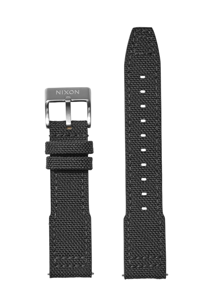 20mm Cordura Canvas Watch Band | Dark Gray | Replacement Watch Straps ...