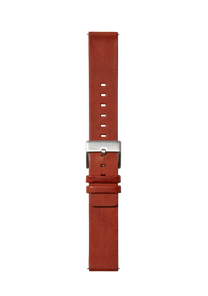 20mm Veg Tanned Leather Band - Brown View 2