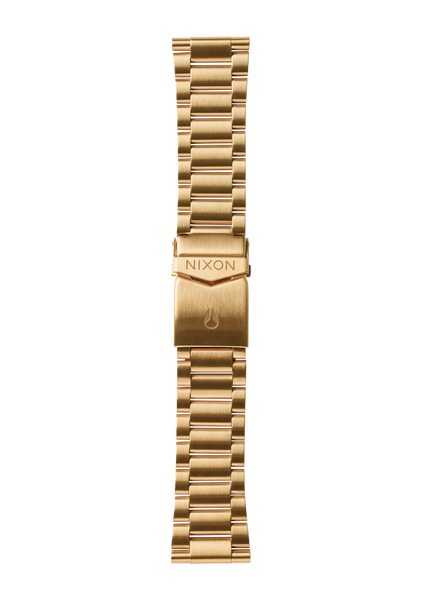 23mm Stainless Steel Watch Band | Gold | Replacement Watch Strap