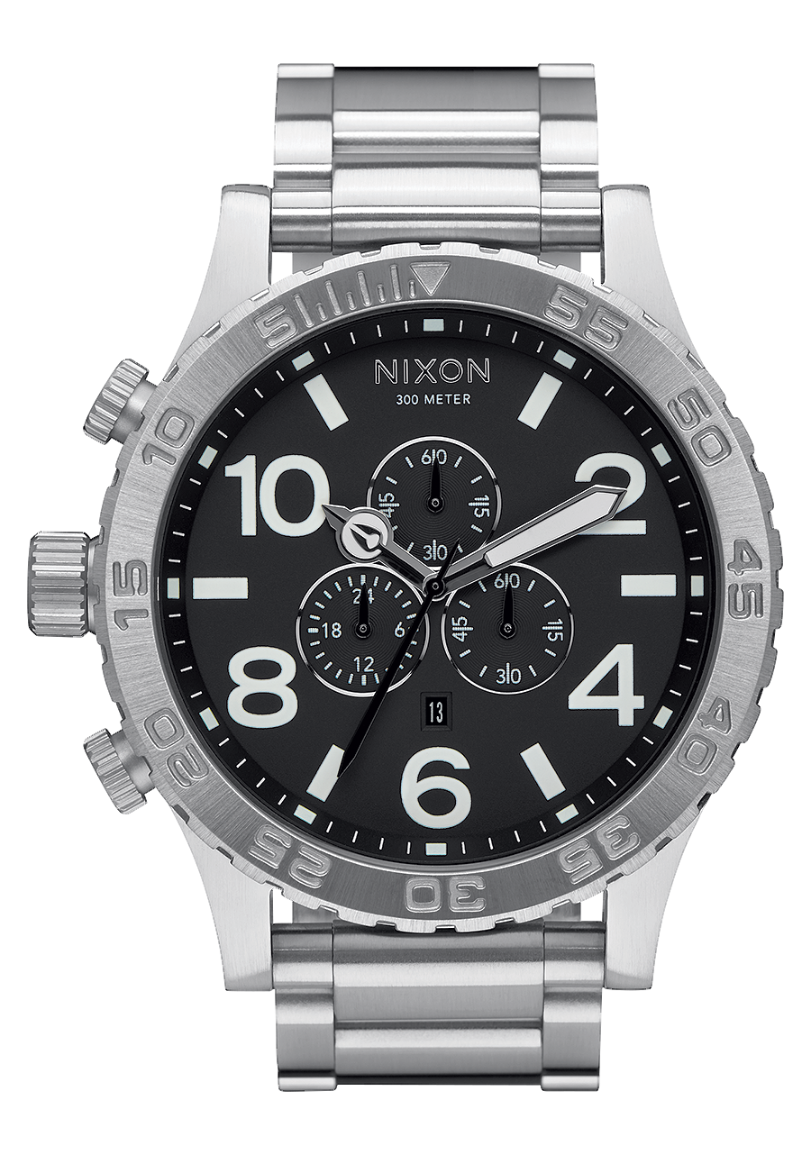 
Nixon 51-30 Leather Band Watch - Band - Brown - View 2
