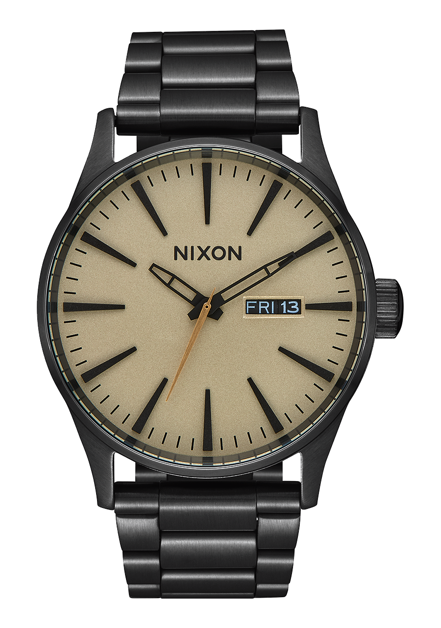 
Nixon Sentry Seconds Hand Watch - Seconds-Hand - Lime - View 2