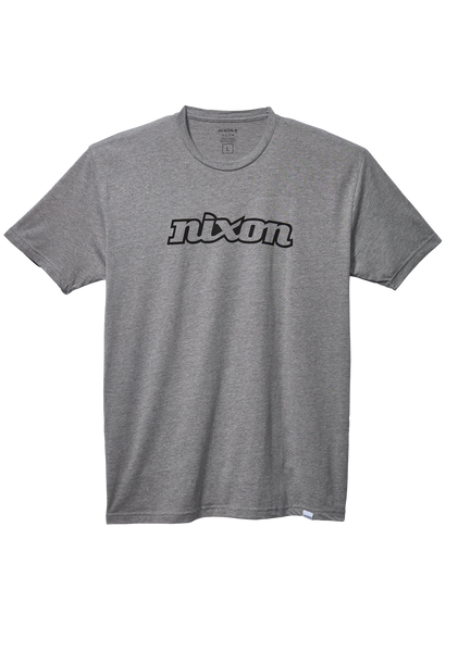 OG Script Eco T-Shirt | Dark Heather Gray / Black – Nixon US