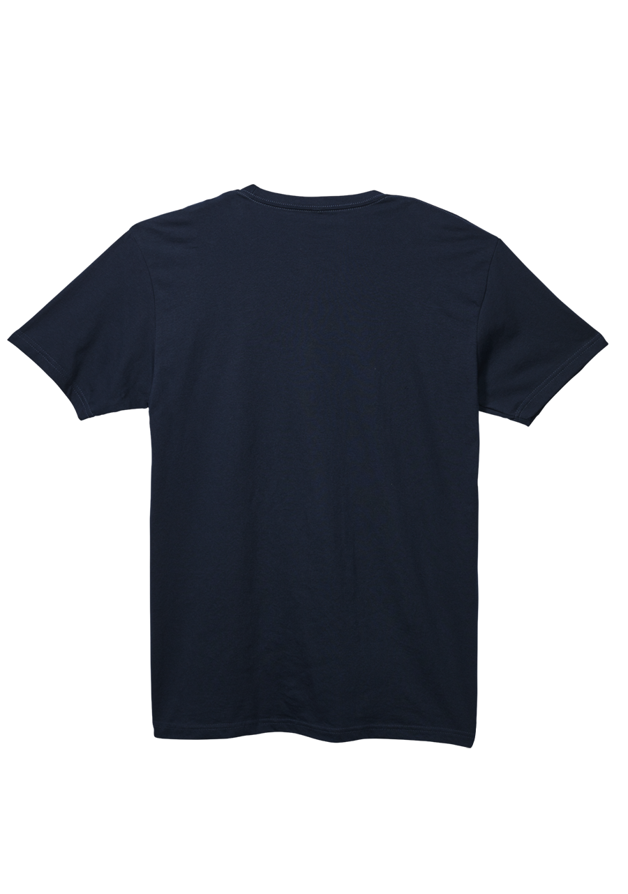 Stay Frothy Repreve® T-Shirt - Navy / Yellow View 2