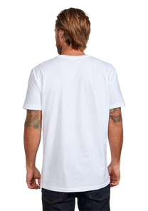 Stay Frothy Repreve® T-Shirt - White / Sage View 5