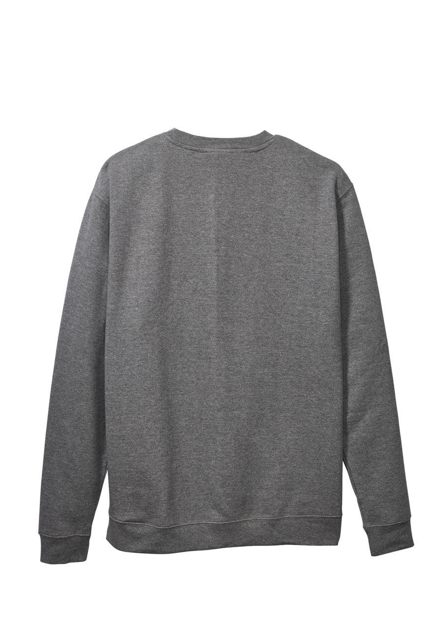 Rosas Crew Sweatshirt - Dark Heather Gray / Gray View 2