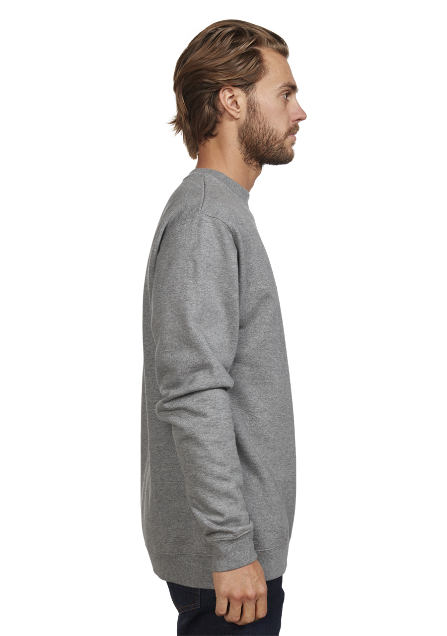 Rosas Crew Sweatshirt - Dark Heather Gray / Gray View 4