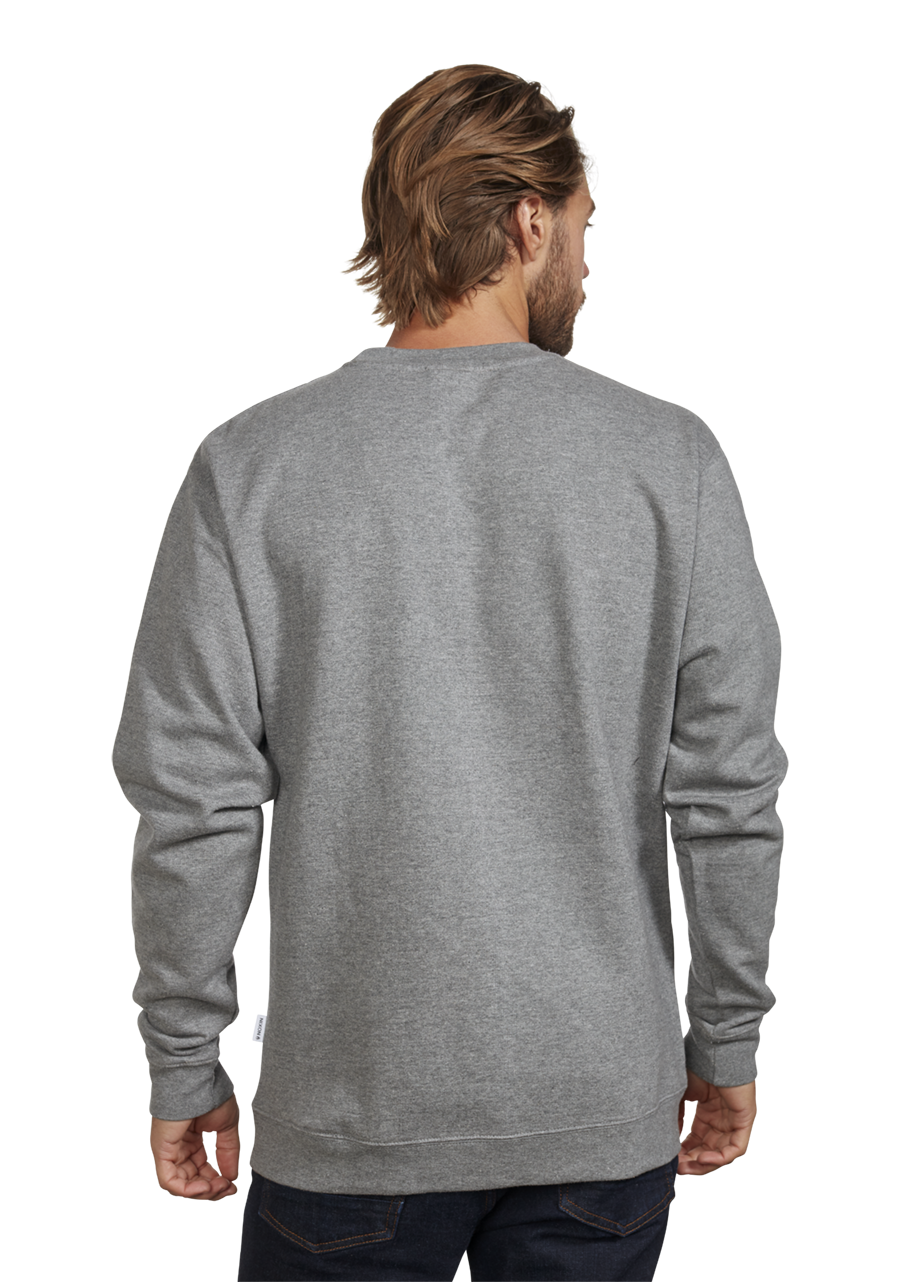 Rosas Crew Sweatshirt - Dark Heather Gray / Gray View 5
