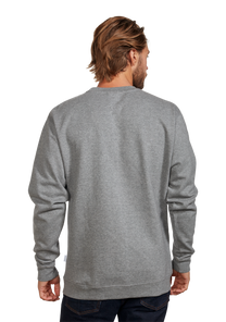 Rosas Crew Sweatshirt - Dark Heather Gray / Gray View 5